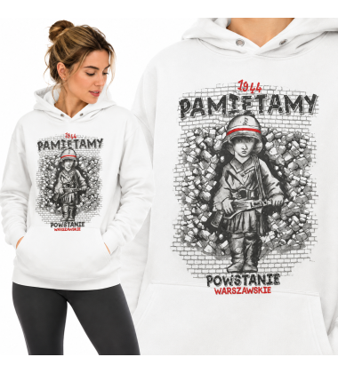 Damska bluza z kapturem PAMIĘTAMY 1944
